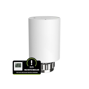 Cap termostatic radiator inteligent ENGO ETRV-M30 + RA, fără fir, alimentat cu baterii - Img 3