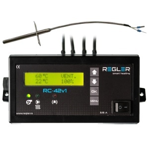 Controler REGLER RC 42v1 PID cu senzor gaze evacuare