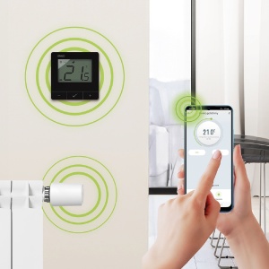 Cap termostatic radiator inteligent ENGO ETRV-M30 + RA, fără fir, alimentat cu baterii - Img 4