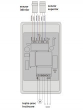 Kit automatizare alimentare peleti SP-1 cu 2 senzori capacitivi - Img 3