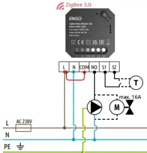 Releu inteligent Engo EREL 16A ZigBee, 230V, NO/COM - Img 2