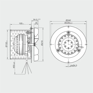 diagrama ventilator r2e210aa3405