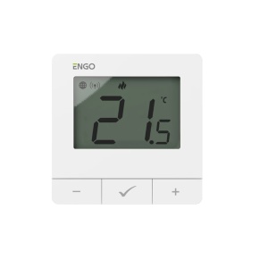 Termostat de camera smart ZigBee ENGO E25, 230V, alb