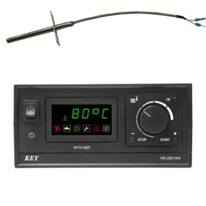 Controler KEY RK2001W4 PID cu senzor gaze evacuare