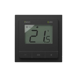 Ramă pentru termostat Engo EASY, E25, E20i - negru
