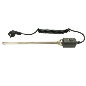 Rezistenta electrica radiator antracit cu termostat RD10 - 900W / DN15 ...