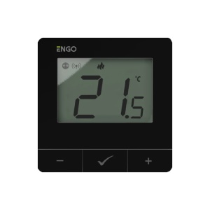 Termostat de camera smart ZigBee 3.0 ENGO E25 - 24, 24V, negru