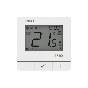 Termostat inteligent ENGO E40, 220V, ZigBee, alb