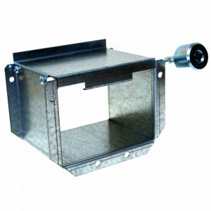 Adaptor ventilator cu clapeta 110 x 85 x 90