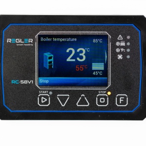Controler cazan REGLER RC 58v1 (cu 2 senzori, pentru pompa IC, ACM si ventilator) - Img 4