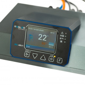 Controler centrala cu afisaj color REGLER RC 48v1, comanda pompa IC, pompa ACM si ventilator - Img 3