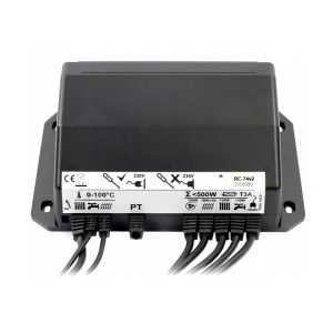 Controler centrala cu arzator REGLER RC 74v2, comanda pompa IC, pompa ACM, ventilator si snec - Img 2