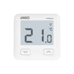 Termostat de ambient ENGO E10 MODBUS, WiFi, alb, incastrabil, 230V - Img 1