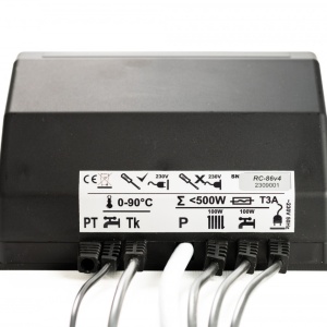 Controler centrala cu arzator REGLER RC 86v4 cu aprindere automata, comanda 2 pompe, 2 snecuri, 1 ventilator si gratar mobil arzator - Img 6