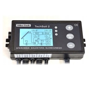 Controler panouri solare presurizate TECHSOLL 2 (cu 3 senzori, pentru control 2 pompe) - Img 2