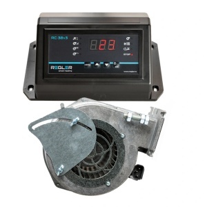 Kit controler cazan 18-30 kW pentru 2 pompe si ventilator, cod 102