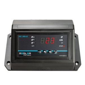 Automatizare centrala REGLER RC 38v2, comanda o pompa si un ventilator, optional senzor gaze arse