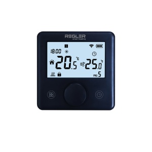 Kit automatizare incalzire pardoseala cu 4 termostate negre Regler RG-311B, ZigBee 3.0 - Img 3
