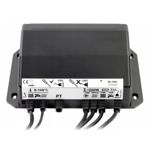 Controler centrala cu arzator REGLER RC 74v1, comanda pompa IC, ventilator si snec - Img 2