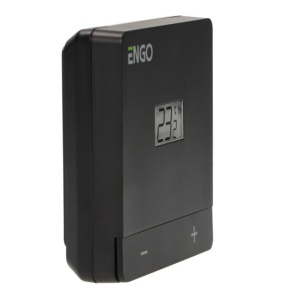 Termostat de camera ENGO EASY - 24 cu fir, negru, 24V - Img 5