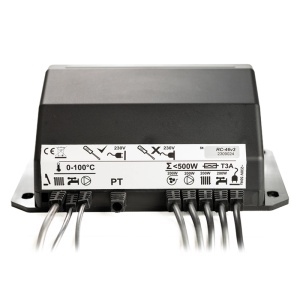 Automatizare centrala REGLER RC 46v3 cu senzor gaze arse, comanda pompa IC, pompa ACM, pompa puffer si ventilator - Img 3