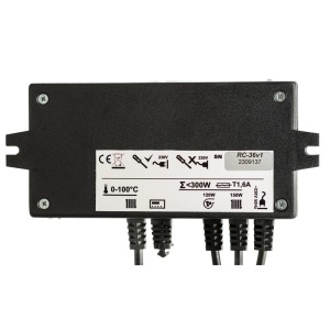 Controler centrala REGLER RC-36v1, comanda pompa si ventilator, conexiune termostat - Img 3