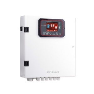 Controler centrale cu puteri mari echipat cu arzator BRAGER OXI BORD 760 HD