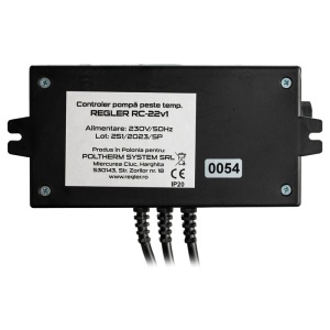 Controler pompa de circulatie REGLER RC 22v1, comanda pompa IC, functionare peste temperatura setata - Img 2