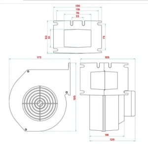 Kit automatizare si ventilator pentru centrale cu puteri intre 30-50 kW, cod 120 - Img 8