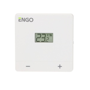 Termostat de camera ENGO EASY cu fir, alb, baterie