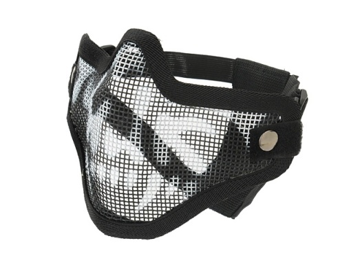 Paintball / Airsoft Face Mask C.O.D. Style (GHOST / BLACK)