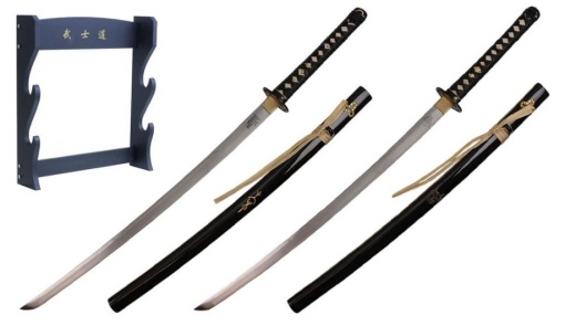 Katana Practical Kill Bill Bride / Katana Practical Kill Bill Set incl. Sword Stand