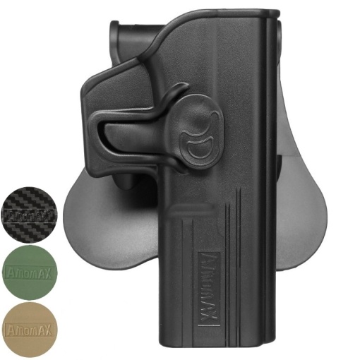 Amomax paddle holster for Glock 17/22/31 models
