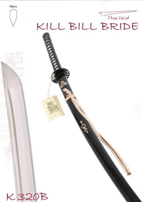 Katana Practical Kill Bill Bride incl. Sword Stand