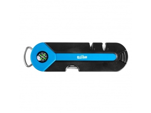 THE EDGE bushSHARP knife sharpener blue + flint