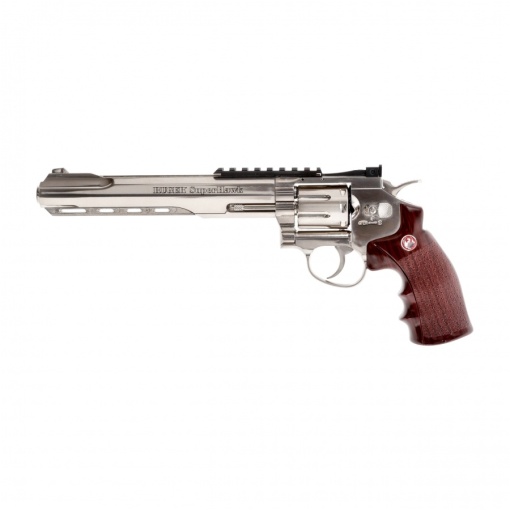 Ruger Superhawk 8in Airsoft Revolver - Chrome [6mm]