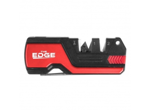 THE EDGE bushSHARP knife sharpener red + flint
