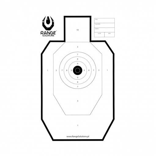 Tinta Hartie / Paper Target Shooting Shield 700x500mm