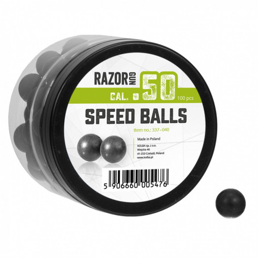 Bile de cauciuc RazorGun .50 Speed Balls - 100buc [~1.2g]