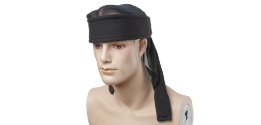 Bandana with net - Black