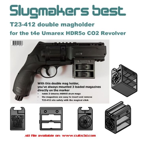 Magholder for the Umarex HDR50 CO2 Revolver