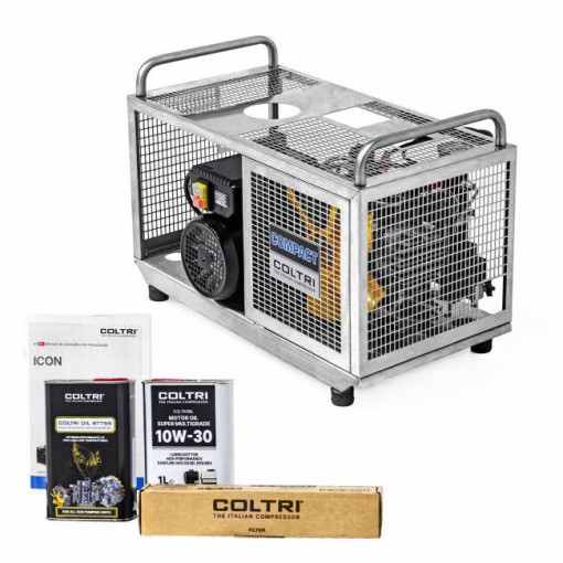 Compressor Coltri ICON Compact 100 EM 232Bar Auto Drain