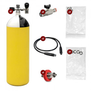 Air Bank 2x15L 300 BAR with Fittings - Img 2