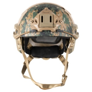DELTA SIX Tactical MH Pro FAST Helmet for Paintball / Airsoft (Digital Woodland) - Img 5