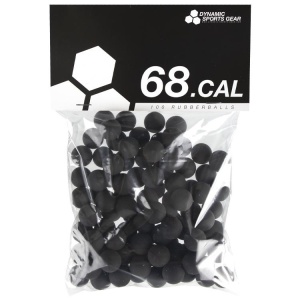 DSG Rubberballs cal .68 (100 pieces) [3.6g] - BLACK