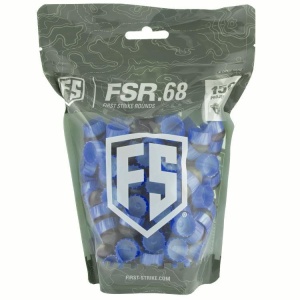 First Strike Paintballs 150 Rounds Bag - Grey/Blue