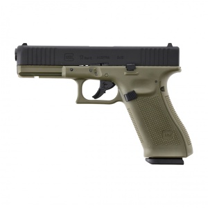 GLOCK 17 GEN 5 6 MM BB AIRSOFT Pistol - GREEN [Co2 - GBB]