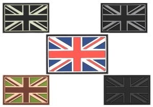 JTG Great Britain Rubber Patch (diverse culori)