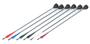 LD LARP Flat-Head arrow - black shaft 76 cm [Set of 32] - Img 2