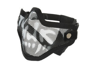Paintball / Airsoft Face Mask C.O.D. Style (GHOST / BLACK)